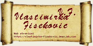 Vlastimirka Fišeković vizit kartica